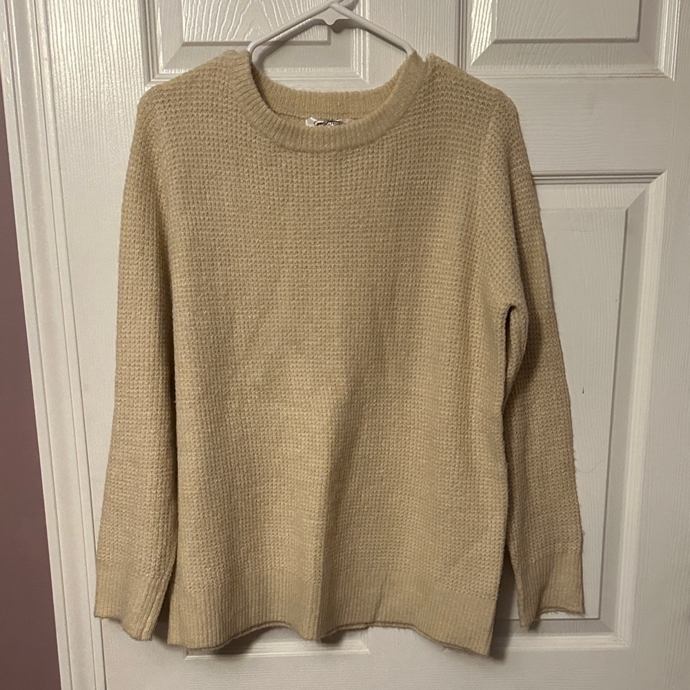 Cozy Cream Knit Sweater